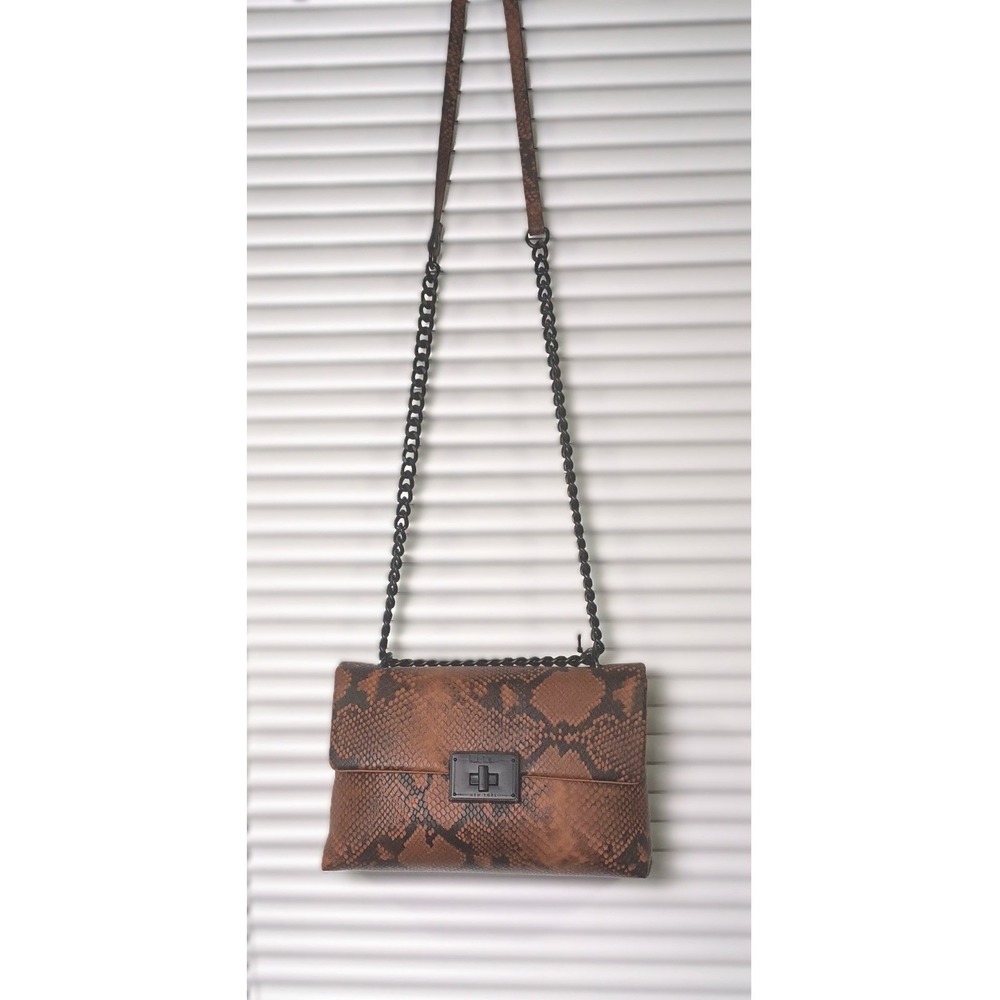 Nicole Miller NY Reptile Print Faux Leather Bag 9 x 6 x 3 Small